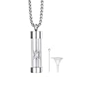 Richsteel Urn Necklaces for Ashes for Women Men Cremation Pendant