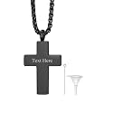 Richsteel Urn Necklaces for Ashes for Women Men Cremation Pendant
