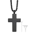 Richsteel Urn Necklaces for Ashes for Women Men Cremation Pendant