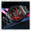 RICK Men's Spinning Car Wheels Rolling whwwl watch WHEEL Analog Watch  - For Men