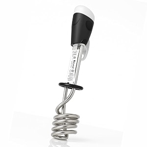 rico 2000 watts shockproof japanese technology electric water heater immersion rod with waterproof protectioninstant heating with bucket holder  isi certified 2 year replacement warranty