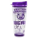 Rico Industries NCAA College Double Wall Mayhem 16oz Or 20oz Tritan Tumbler W Lid