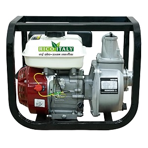 rico italy 207cc 5hpportable water pump 2inch 4 stroke advanced technology gasoline petrol engine 3600rpm multicolor