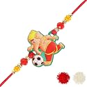 Riddhika Ventures Premium Multicolour Meenakari Stylish Kids Rakhi Gifts for Brother, Sister with Roli Chawal and Greeting Card (P15)