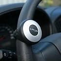 Riderscart I-Pop Mini Car Steering Knob, Wheel Spinner Knob, 360° Rotation Booster for Mahindra Logan eva (Black)