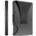 Ridge Wallet for Men - Slim Minimalist Compact Wallet and Card Holder, RFID Protected Front Pocket Wallets for Men with Integrated Money Clip (Gunmetal Titanium)