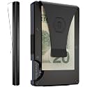 The Ridge Wallet for Men - Slim Minimalist Compact Wallet and Card Holder, RFID Protected Front Pocket Wallets for Men with Integrated Money Clip (Royal Black)