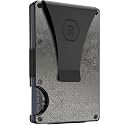 The Ridge Wallet for Men - Slim Minimalist Compact Wallet and Card Holder, RFID Protected Front Pocket Wallets for Men with Integrated Money Clip (Stonewashed Titanium)
