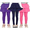 RieKet Girls Leggings with Skirt Tutu Pants