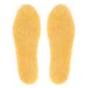 riemot Women's Genuine Sheepskin Insoles,Thick Wool Fleece,Cream EU37/US6