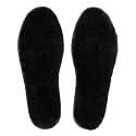 riemot Women's Genuine Sheepskin Insoles,Thick Wool Fleece,Black EU38/US7