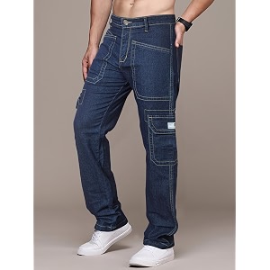 RIG BONE Mens Relaxed Fit Cargo Jeans