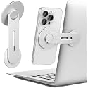 RIGGEAR Premium Magnetic Phone Stand for Desk, with 360° Rotating, Non-Slip Base, Foldable Metal Stand for Mobile/Tablet/iPad Compatible with MagSafe iPhones and Android Phones (NOT A Charger)