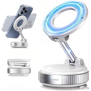 RIGGEAR Vacuum Magnetic Phone Holder 360 Foldable