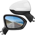 Right Passenger Side Rear View Mirror Replacement for Chevrolet Chevy Cruze 2017 2018 2019 2020 2021 2022 2023- Rearview Mirrors with 5Pins, Electric Adjustment and Heating, white