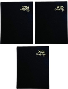 righthunters new year executive diary 2026 pu leather cover diaries 2026 b5 diary ruling 440 pages