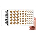 Rigid Series - 2X Thicker | The Original Vinyl Webcam Cover Stickers | Restickable & Stackable Privacy Covers | for All Camera-endable Devices | 3-Sizes | 57 Tabbed Wood Grain Textured