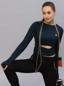 RIGO Casual Regular Sleeves Solid Women Dark