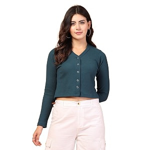 Rigo Casual Wear V Neck Rib Knit