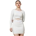 RIGO Women39s Waffle Knit Bodycon Midi Dress