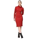 RIGO Women39s Waffle Knit Bodycon Midi Dress