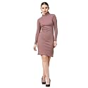 Rigo Women Fleece Hooded Sweatshirt Dress