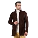 Rigo Cotton Polar Fleece Solid Overcoat for Men | Regular Fit Lapel Collar Long Jacket Overcoat | Winter Wear Men's Long Overcoat