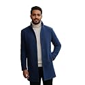 Rigo Cotton Polar Fleece Solid Overcoat for Men | Regular Fit Lapel Collar Long Jacket Overcoat | Winter Wear Men's Long Overcoat