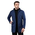 Rigo Cotton Polar Fleece Solid Overcoat for Men | Regular Fit Lapel Collar Long Jacket Overcoat | Winter Wear Men's Long Overcoat