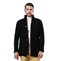 Rigo Cotton Polar Fleece Solid Overcoat for Men | Regular Fit Lapel Collar Long Jacket Overcoat | Winter Wear Men's Long Overcoat