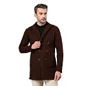 Rigo Cotton Polar Fleece Solid Overcoat for Men | Regular Fit Lapel Collar Long Jacket Overcoat | Winter Wear Men's Long Overcoat