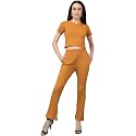 Rigo Cotton Solid Co-ord Set for Women