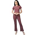 Rigo Cotton Solid Co-ord Set for Women