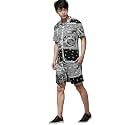 Rigo Men39s Rayon Printed Relaxed Night Suit