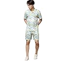 Rigo Men39s Rayon Printed Relaxed Night Suit
