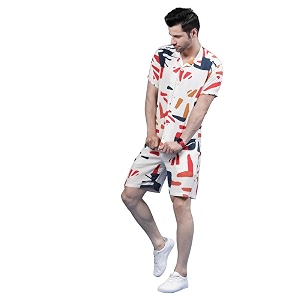 Rigo Printed Co-Ord Set for Mens