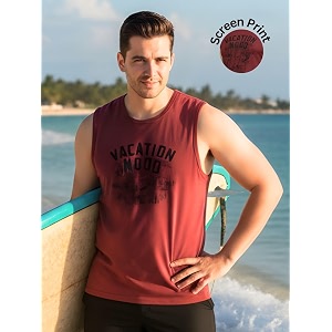Rigo Stylish Cotton Printed Vest for Men