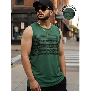 Rigo Stylish Cotton Printed Vest for Men
