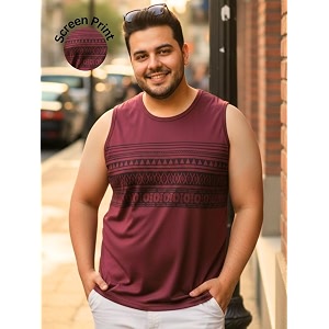 Rigo Stylish Cotton Printed Vest for Men