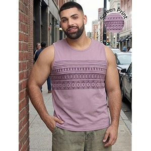Rigo Stylish Cotton Printed Vest for Men