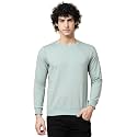 Rigo Terry Solid Printed Winter Wear Sweatshirt