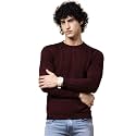 Rigo Terry Solid Printed Winter Wear Sweatshirt