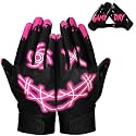 RIGWARL Football Gloves Adult Men, Youth Kids Football Gloves with Super Sticky Grip, Receiver Glove Best Gift for Adult Youth Kids Boys 8-12