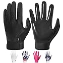 RIGWARL Football Gloves Adult Men, Youth Kids Football Gloves with Super Sticky Grip, Receiver Glove Best Gift for Adult Youth Kids Boys 8-12