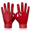 RIGWARL Football Gloves Adult Men, Youth Kids Football Gloves with Super Sticky Grip, Receiver Glove Best Gift for Adult Youth Kids Boys 8-12