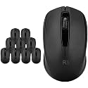 Rii 10-Pack Wireless Mouse,2.4G Portable Computer Mice