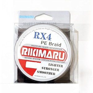 RIKIMARU RX4 PE Braided Fishing line for