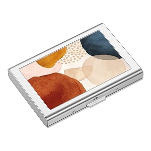 rimilak metal credit card holdermini credit card walletabstract marble