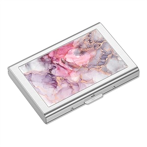 rimilak metal credit card holdermini credit card wallet pink flow mable