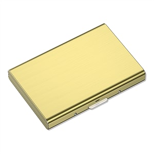 rimilak metal credit card holdermini credit card wallet gold